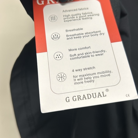 G Gradual Tummy Control UPF 50+ Swim Board Shorts Women’s 3X-Large Black - Picture 8 of 10